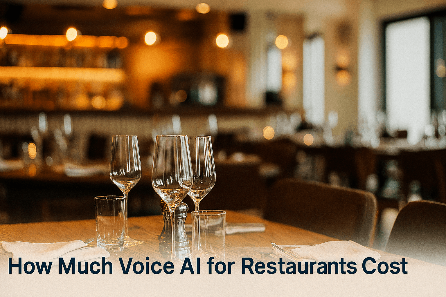 Voice AI for restaurants cost comparison and pricing guide
